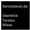 Servicelevel.de 
Überblick
Torsten
Wiese